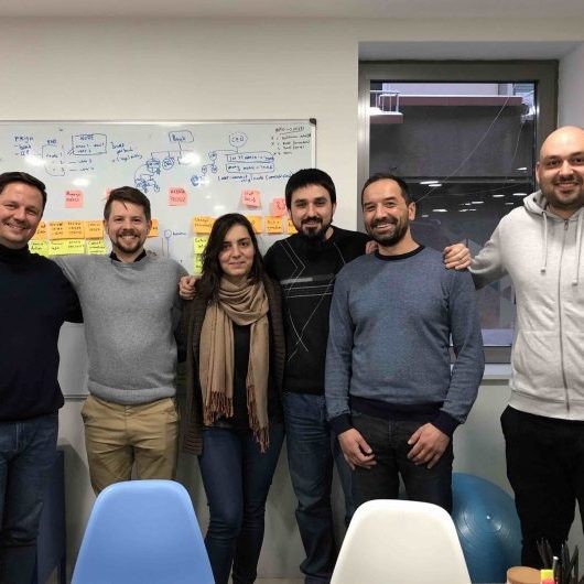 The team behind Finteum demo