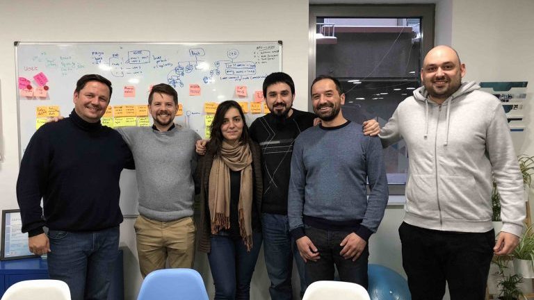 The team behind Finteum demo